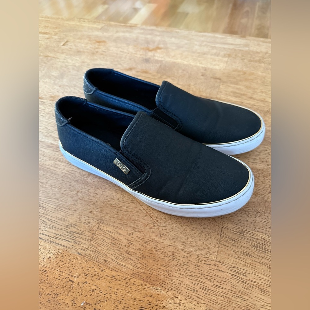 GBG Los Angeles Black Slip-On Loafers - Picture 2 of 5